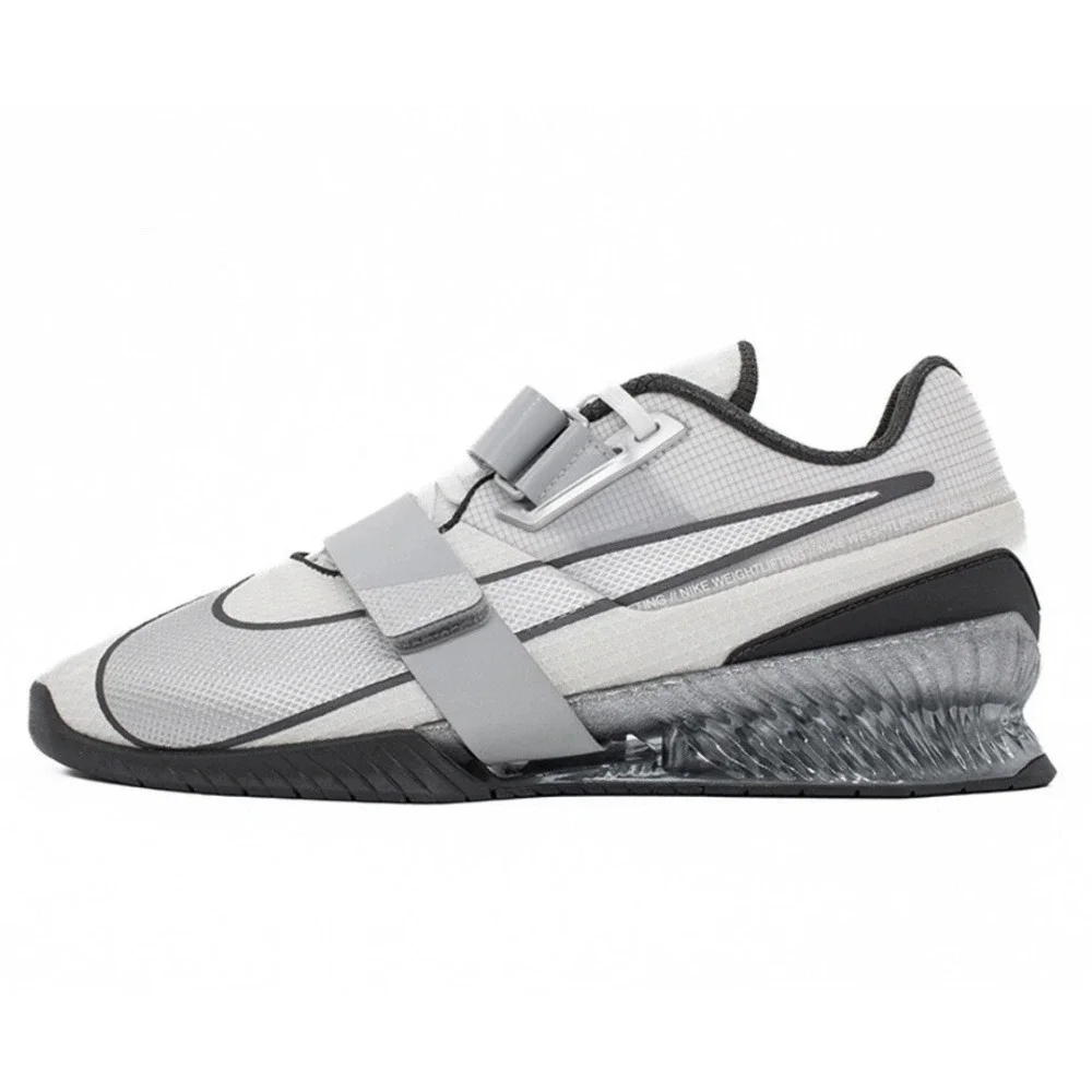 Nike Romaleos 4 SE Weightlifting Shoes White Silver FZ8663-100 Men's Sz 8